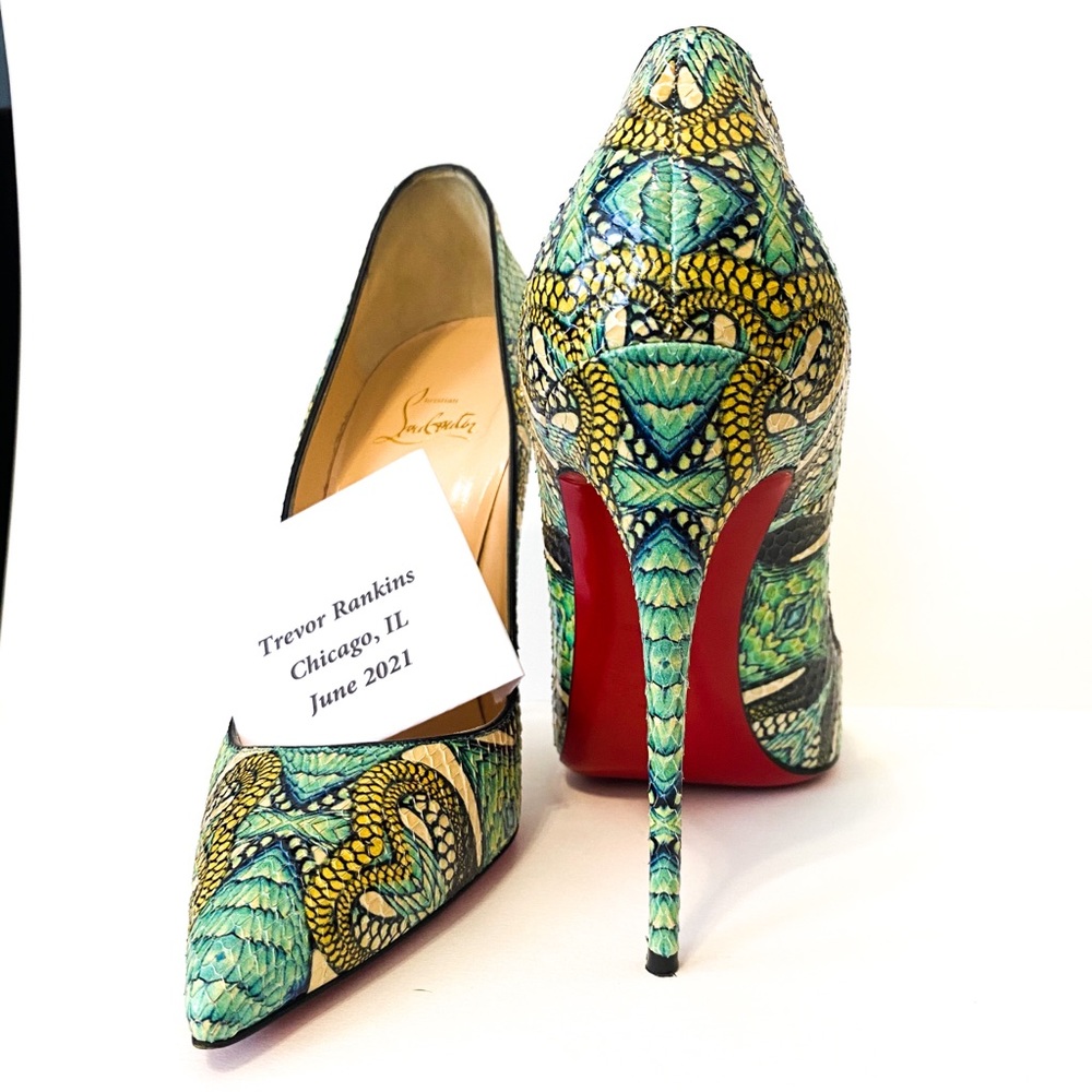 Christian Louboutin Python So Kate Inferno